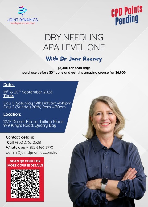 Dry Needling APA Level One with Dr Jane Rooney