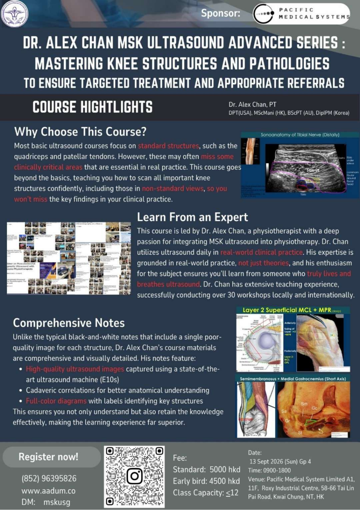 Knee Musculoskeletal Ultrasound Advanced: Mastering Knee Structures and Pathologies