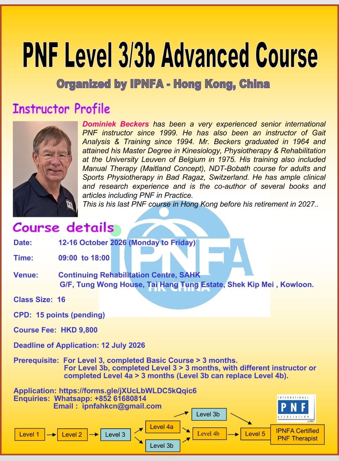 PNF Level 3/3b Advanced Course