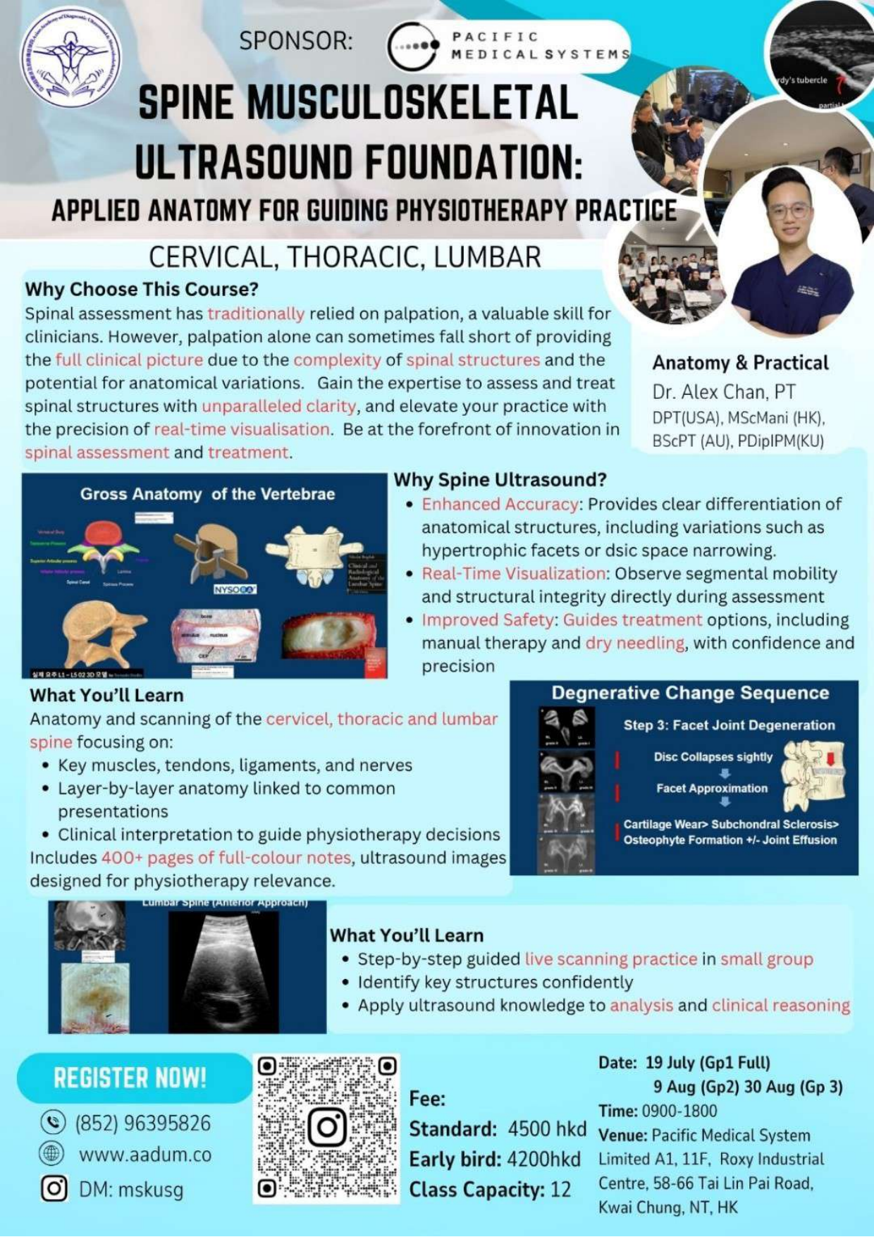 Spine Musculoskeletal Ultrasound Foundation: Applied Anatomy for Guiding Physiotherapy Practice